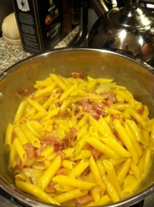 Prosciutto.Pasta