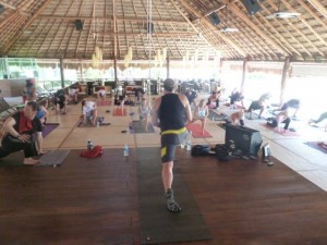 ...and we're on vacation at the DDPYOGA Retreat Extravaganza...