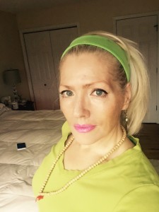 No foundation needed after a coffee facial and oil massage. Mascara and lipstick and I'm good to go!