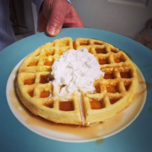 Paleo breakfast of healthy eating champions!